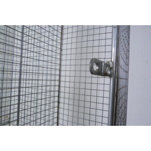 Vintage Metal Locker Shoe Yoga Storage