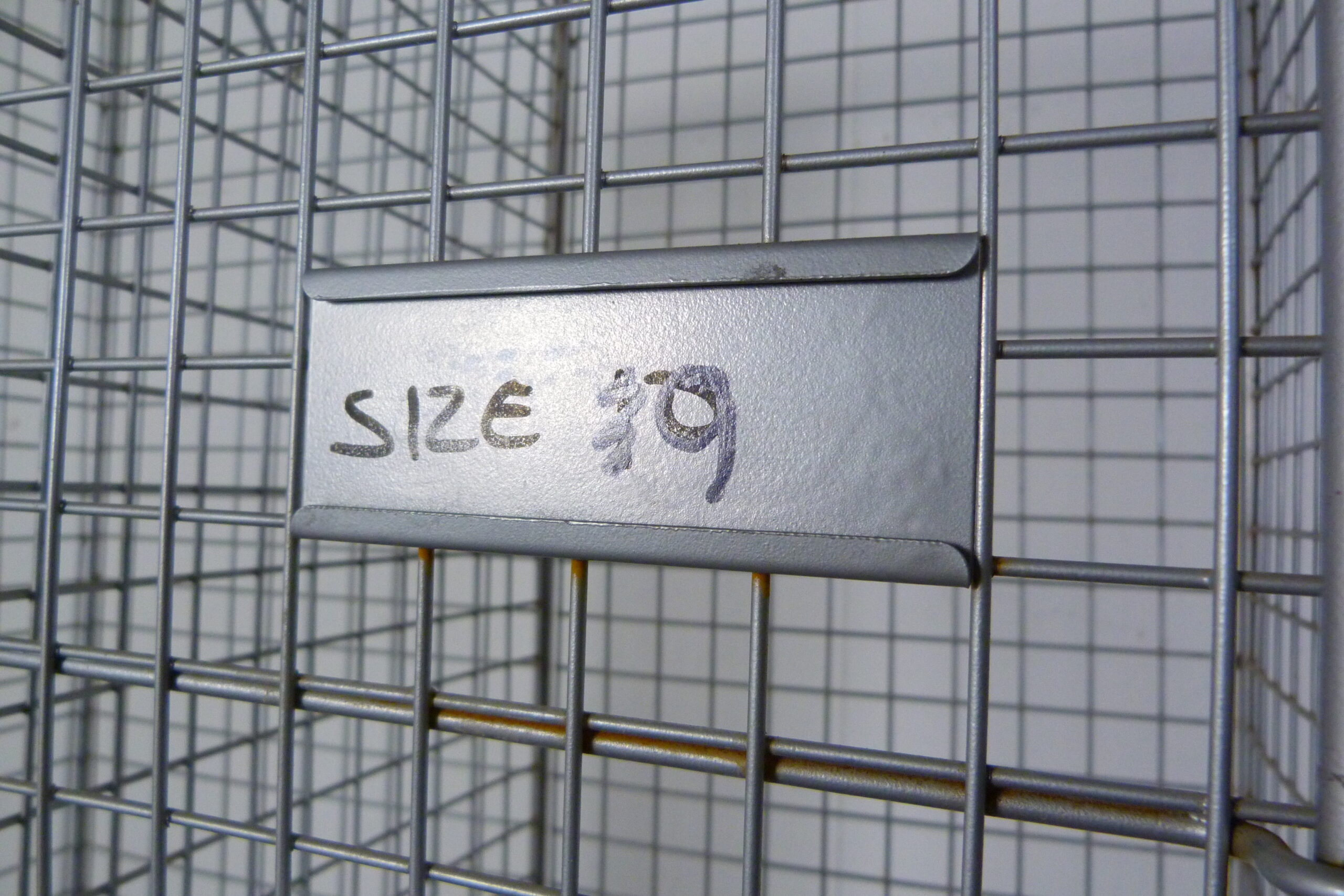 Vintage Metal Locker Shoe Yoga Storage