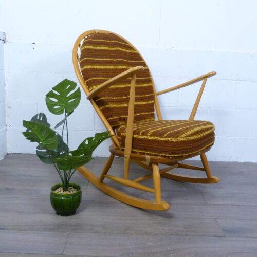 Ercol Windsor Grandfather Blonde Rocking Chair