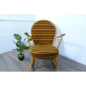 Ercol Windsor Grandfather Blonde Rocking Chair