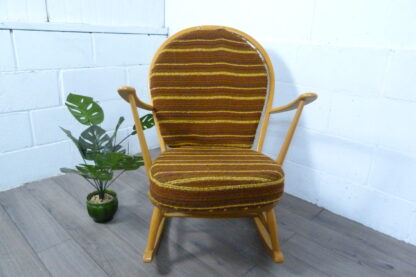 Ercol Windsor Grandfather Blonde Rocking Chair - Image 5
