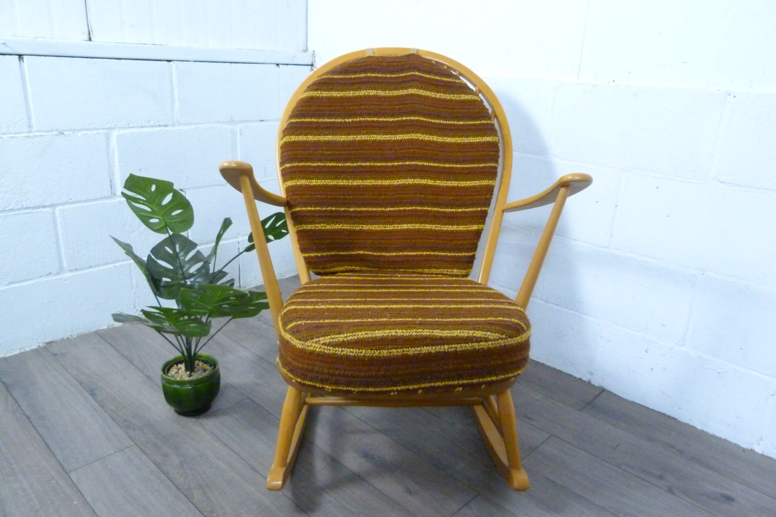 Ercol Windsor Grandfather Blonde Rocking Chair