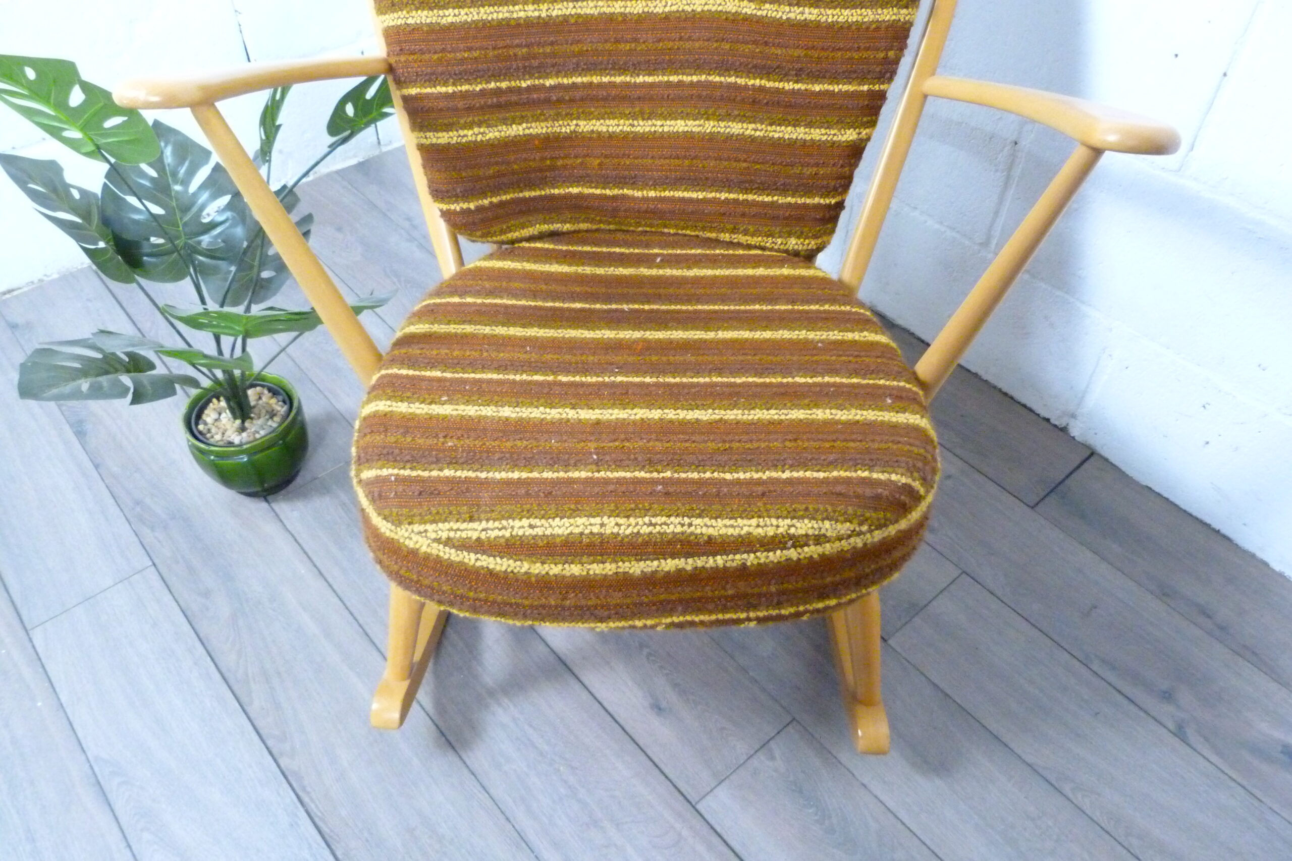 Ercol Windsor Grandfather Blonde Rocking Chair