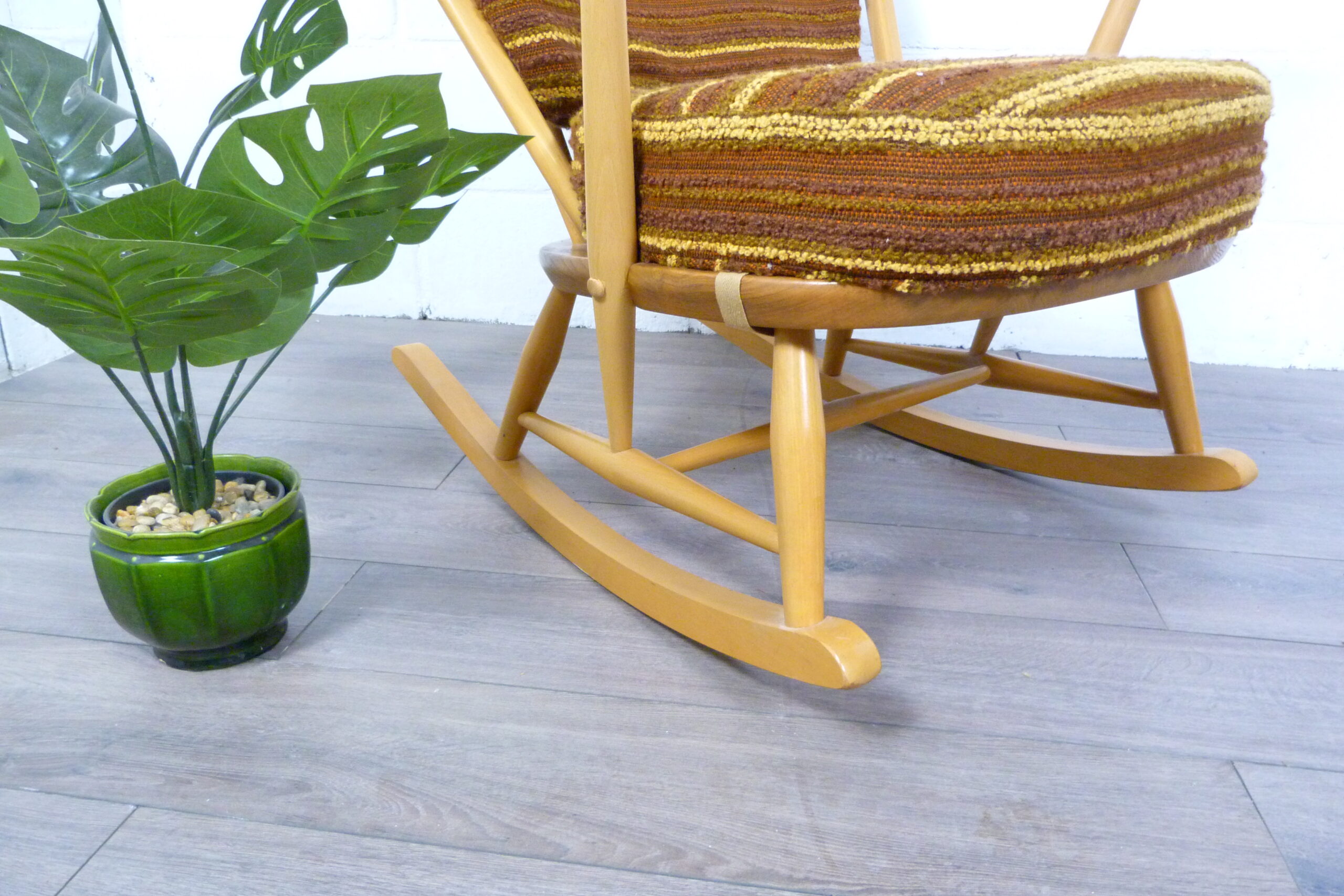 Ercol Windsor Grandfather Blonde Rocking Chair