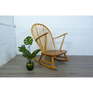 Ercol Windsor Grandfather Blonde Rocking Chair
