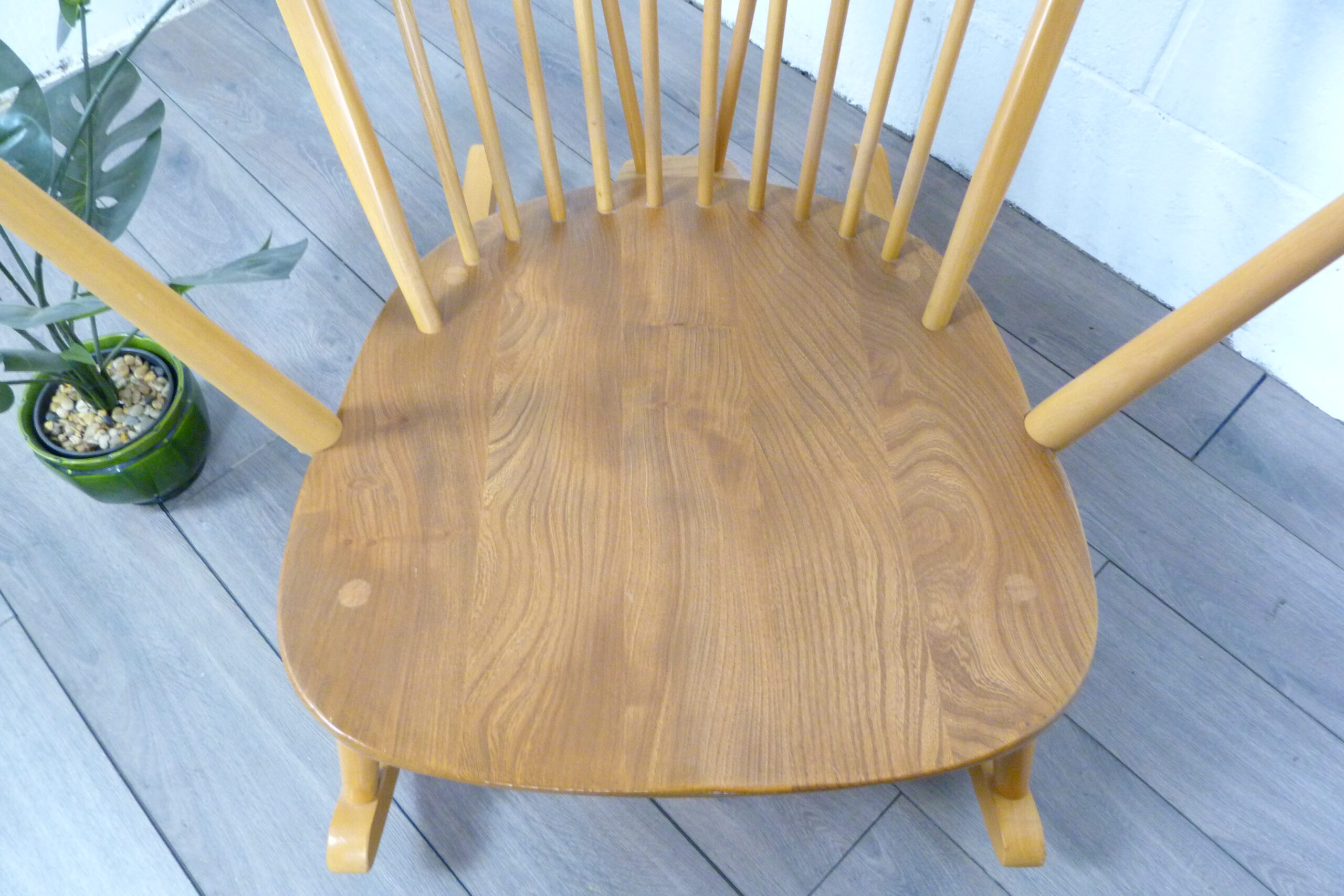 Ercol Windsor Grandfather Blonde Rocking Chair