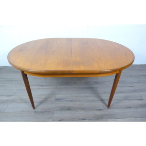 G Plan Fresco Oval Teak Extending Dining Table