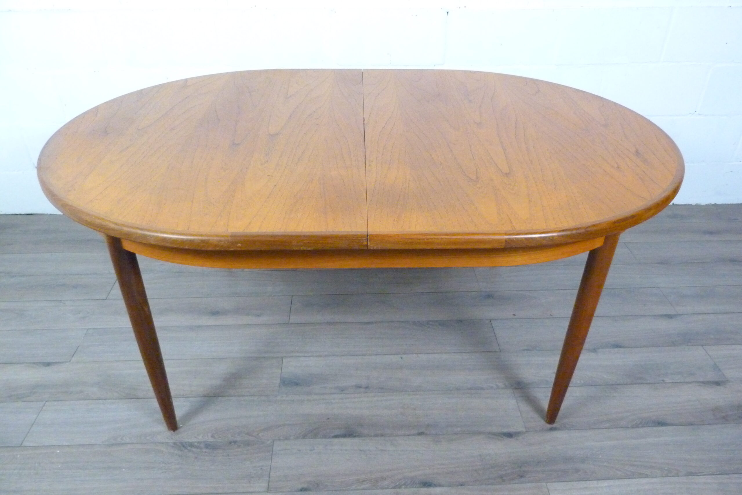 G Plan Fresco Oval Teak Extending Dining Table