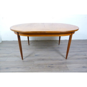G Plan Fresco Oval Teak Extending Dining Table