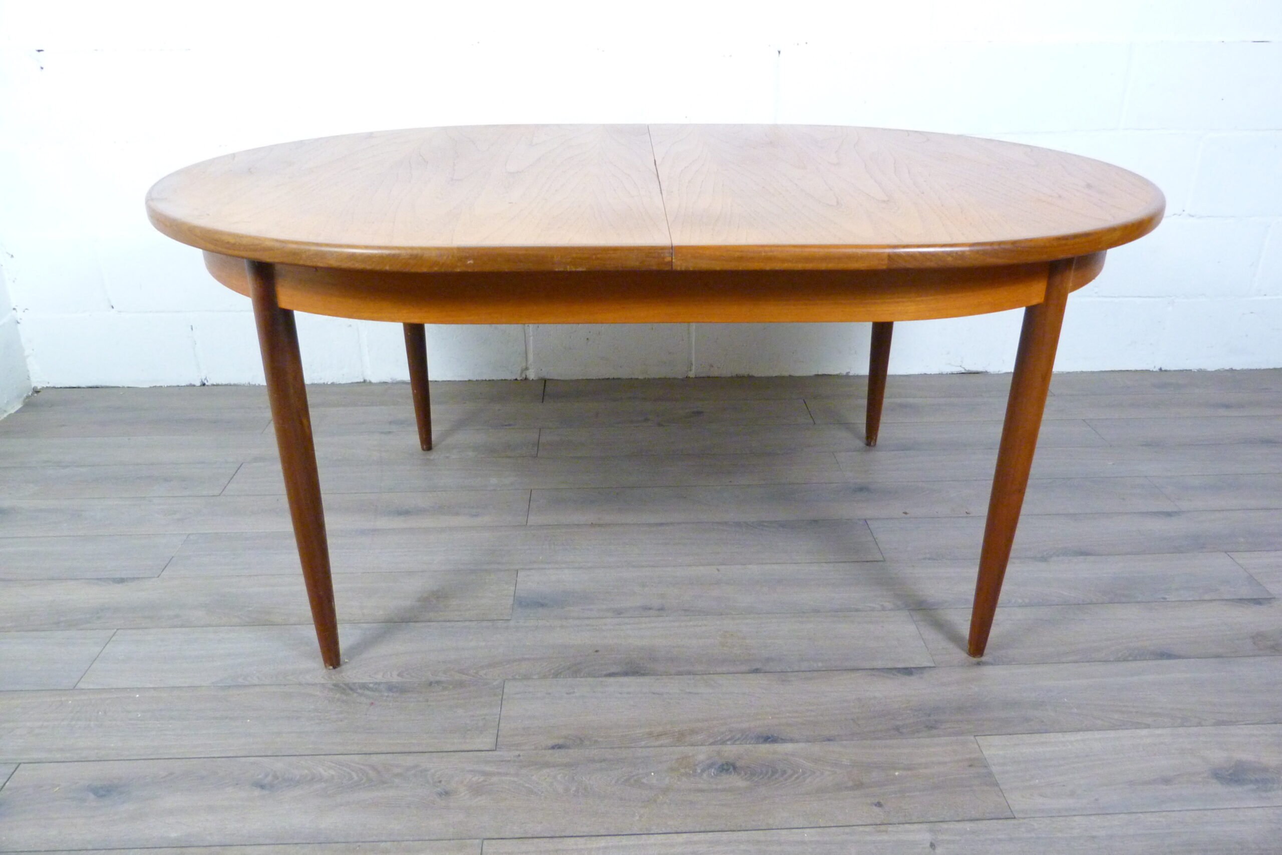 G Plan Fresco Oval Teak Extending Dining Table