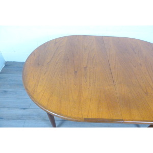 G Plan Fresco Oval Teak Extending Dining Table