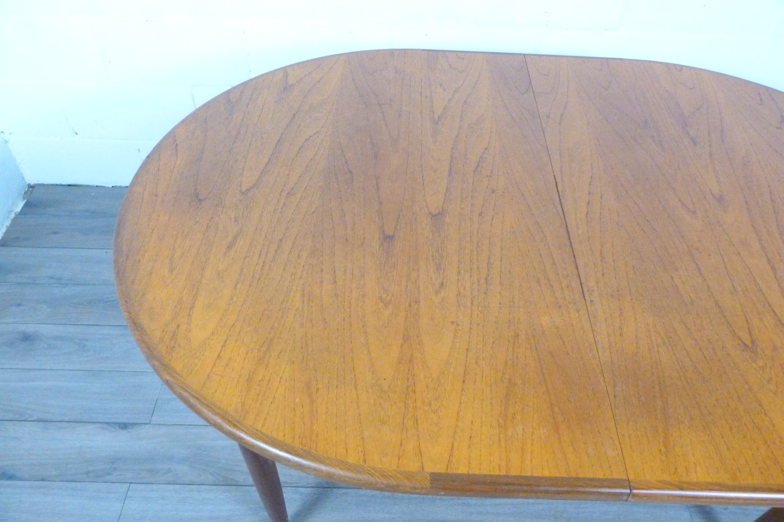 G Plan Fresco Oval Teak Extending Dining Table