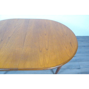 G Plan Fresco Oval Teak Extending Dining Table