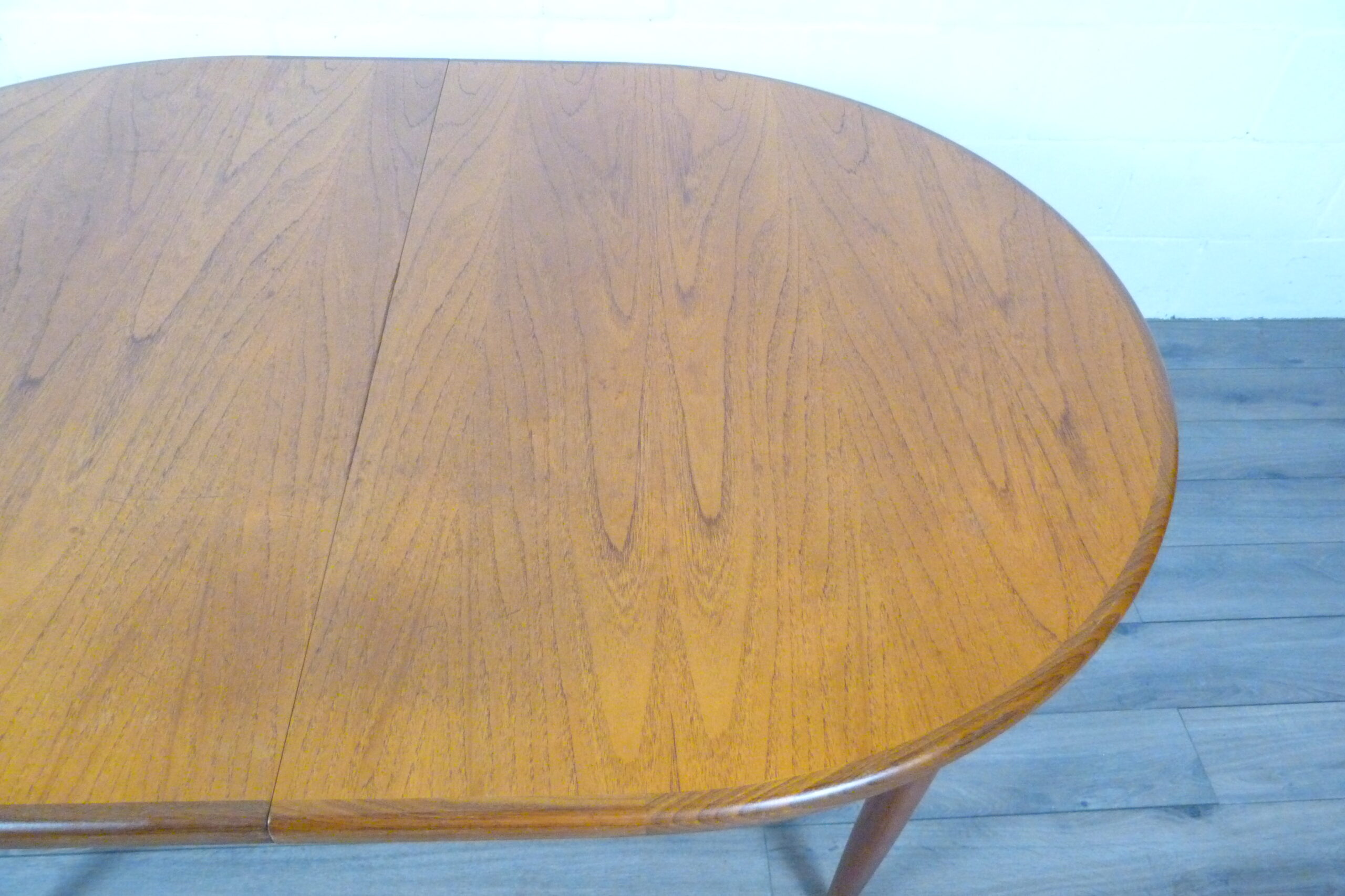 G Plan Fresco Oval Teak Extending Dining Table