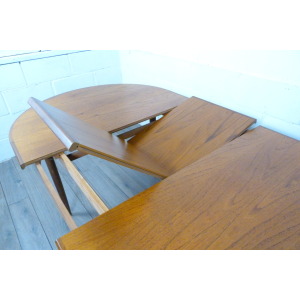 G Plan Fresco Oval Teak Extending Dining Table