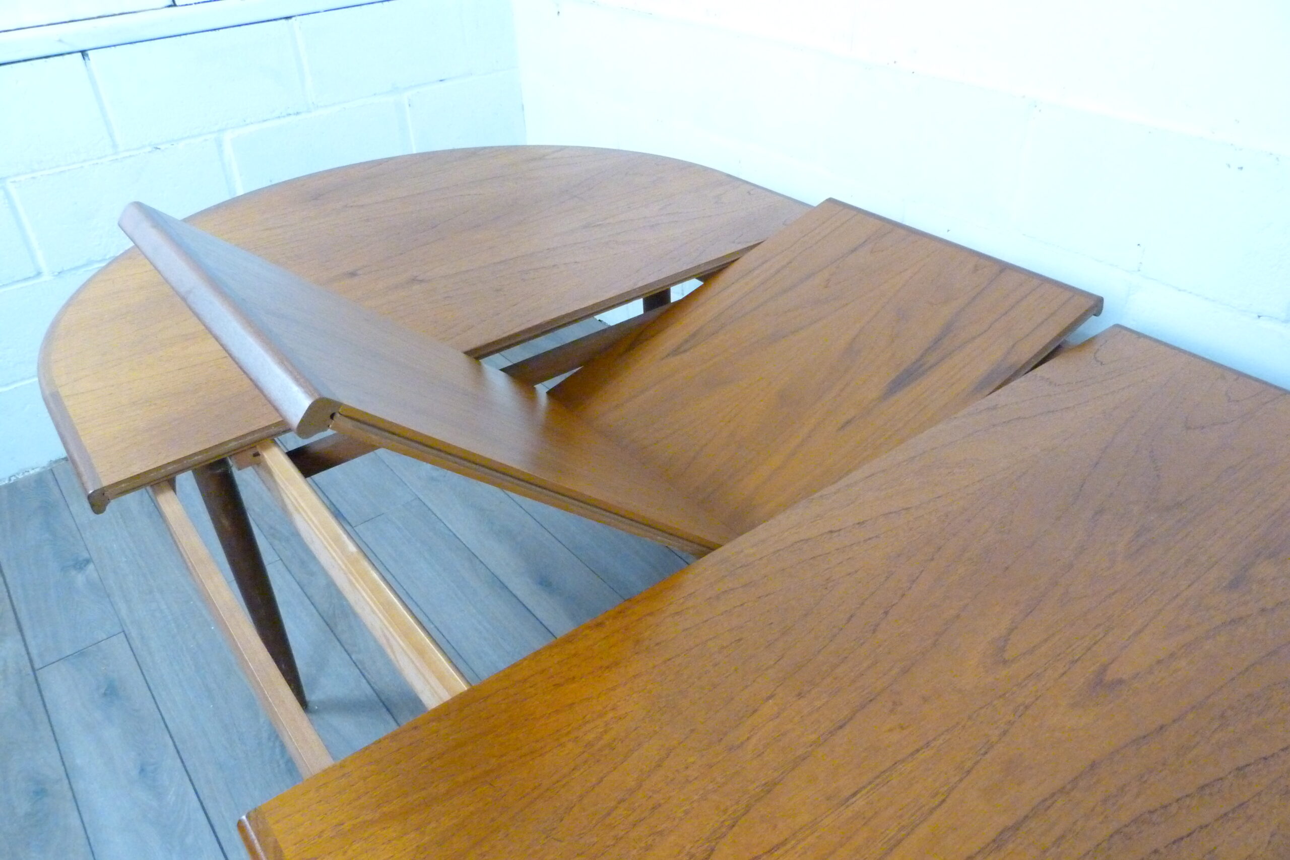 G Plan Fresco Oval Teak Extending Dining Table