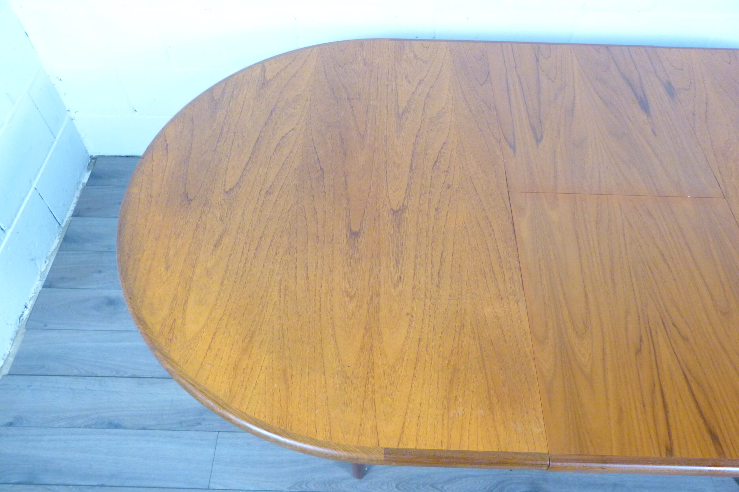 G Plan Fresco Oval Teak Extending Dining Table