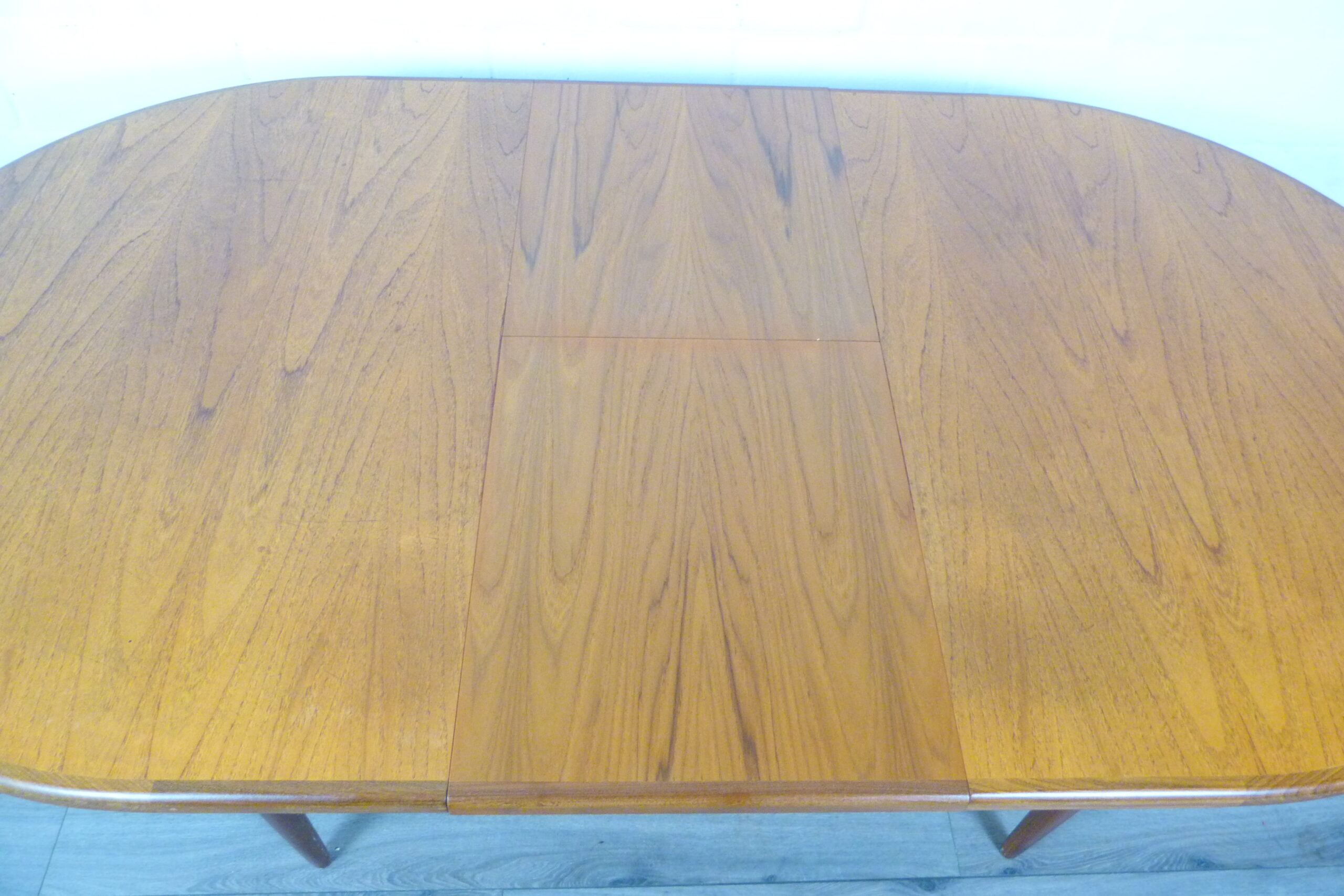 G Plan Fresco Oval Teak Extending Dining Table