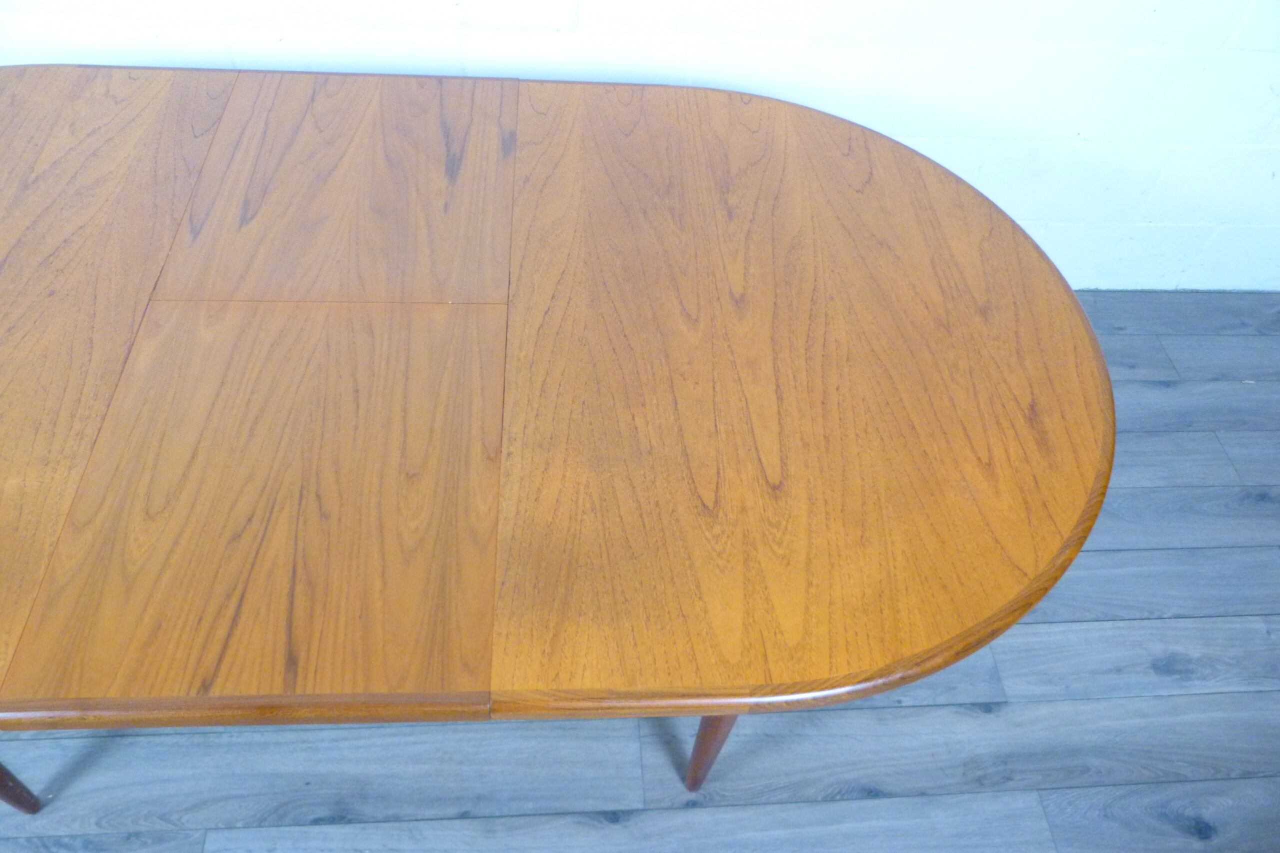 G Plan Fresco Oval Teak Extending Dining Table