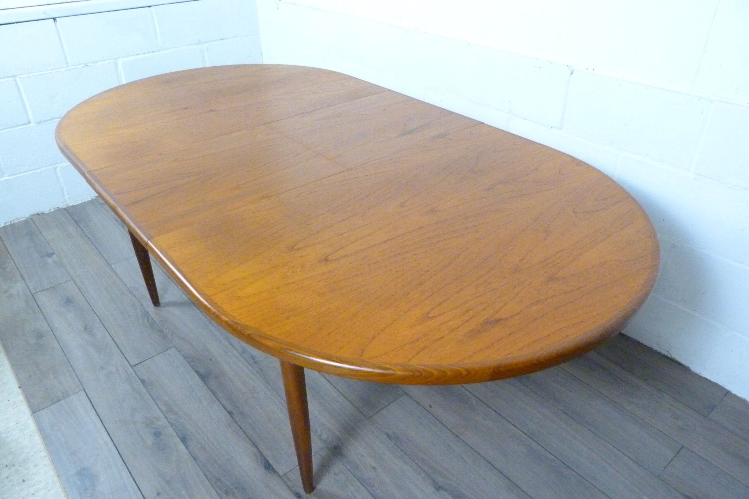 G Plan Fresco Oval Teak Extending Dining Table