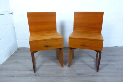 G Plan Quadrille Pair of Bedside Cabinets - Image 3