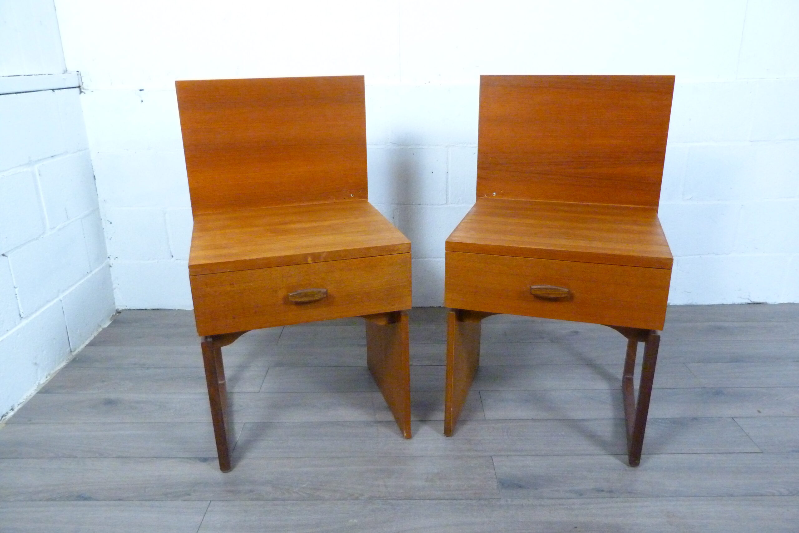 G Plan Quadrille Pair of Bedside Cabinets