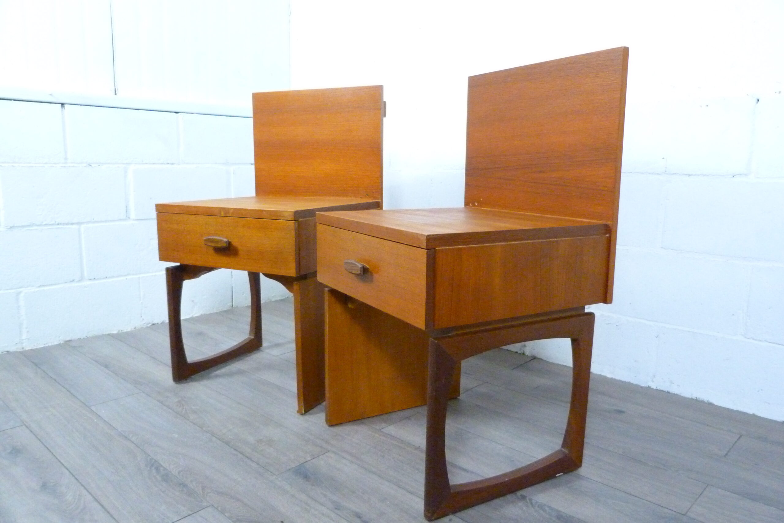 G Plan Quadrille Pair of Bedside Cabinets