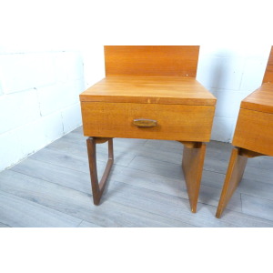 G Plan Quadrille Pair of Bedside Cabinets