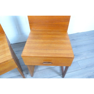 G Plan Quadrille Pair of Bedside Cabinets