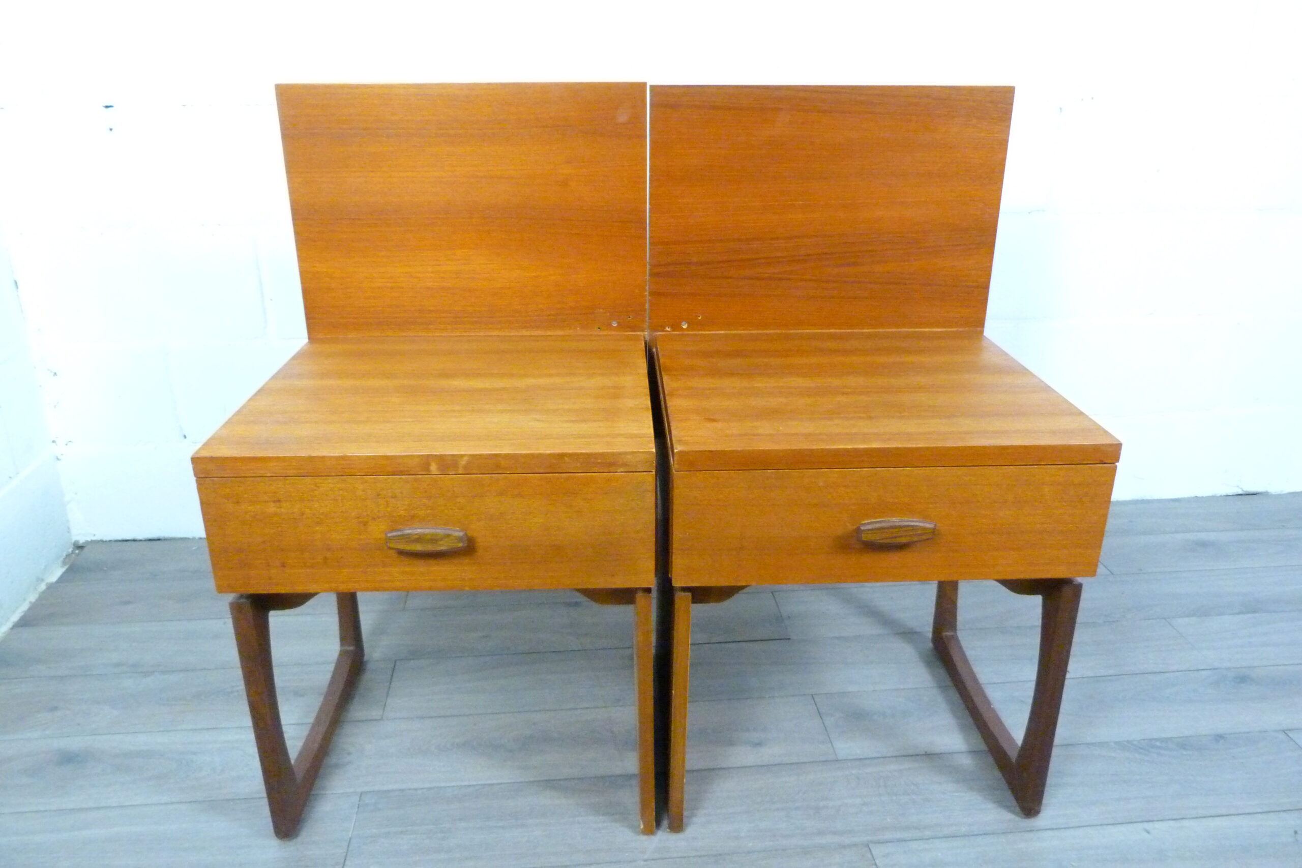 G Plan Quadrille Pair of Bedside Cabinets