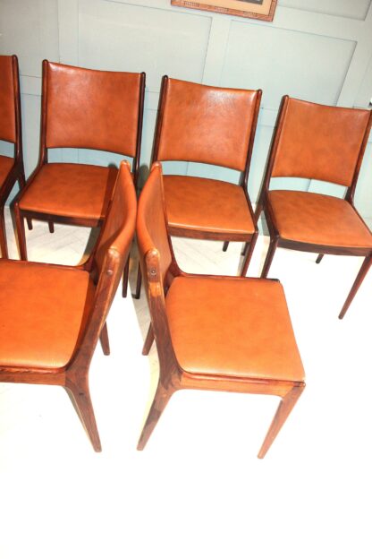 Scandinavian rosewood dining chairs - Image 6
