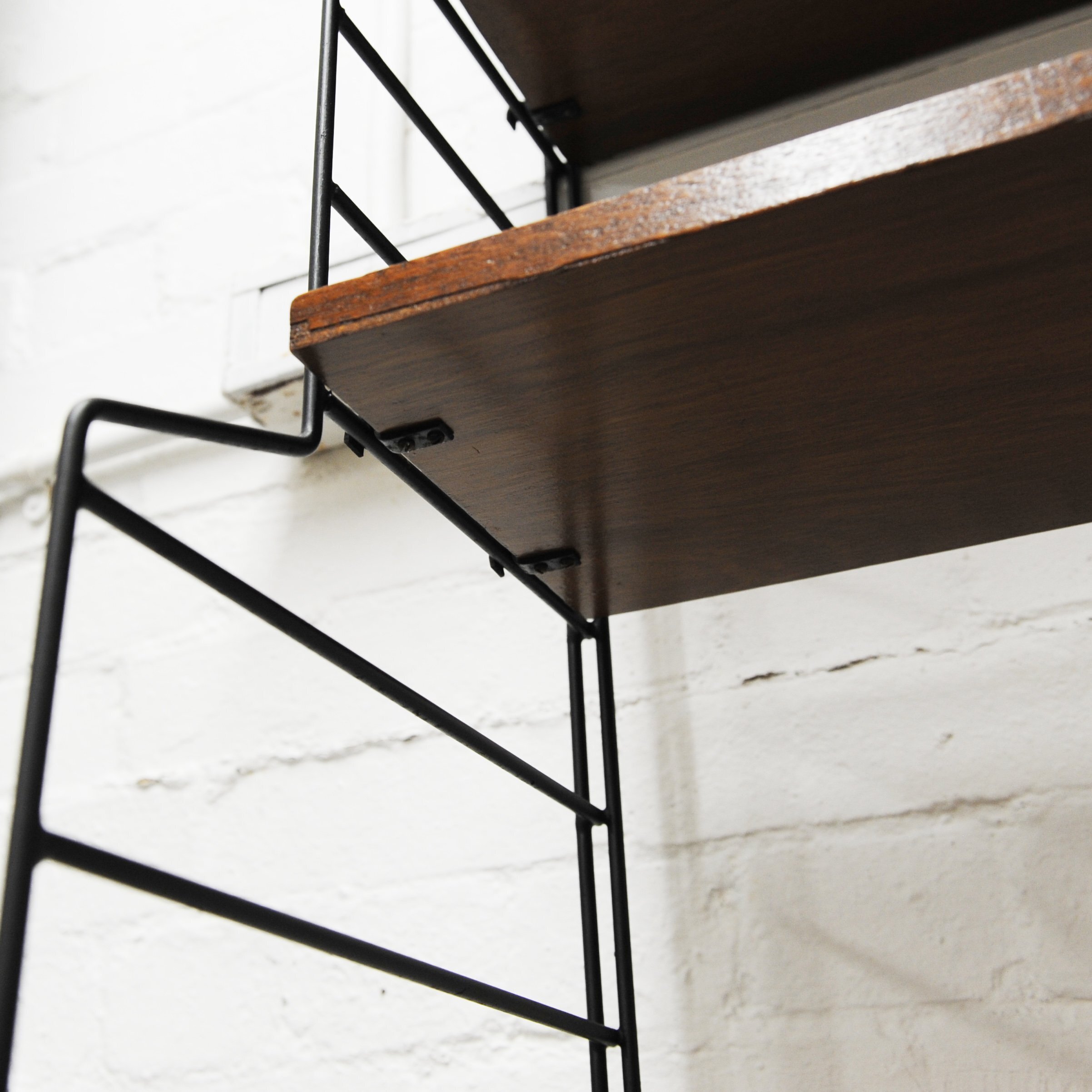 Swedish Nisse Strinning String Shelving Unit, 1970s