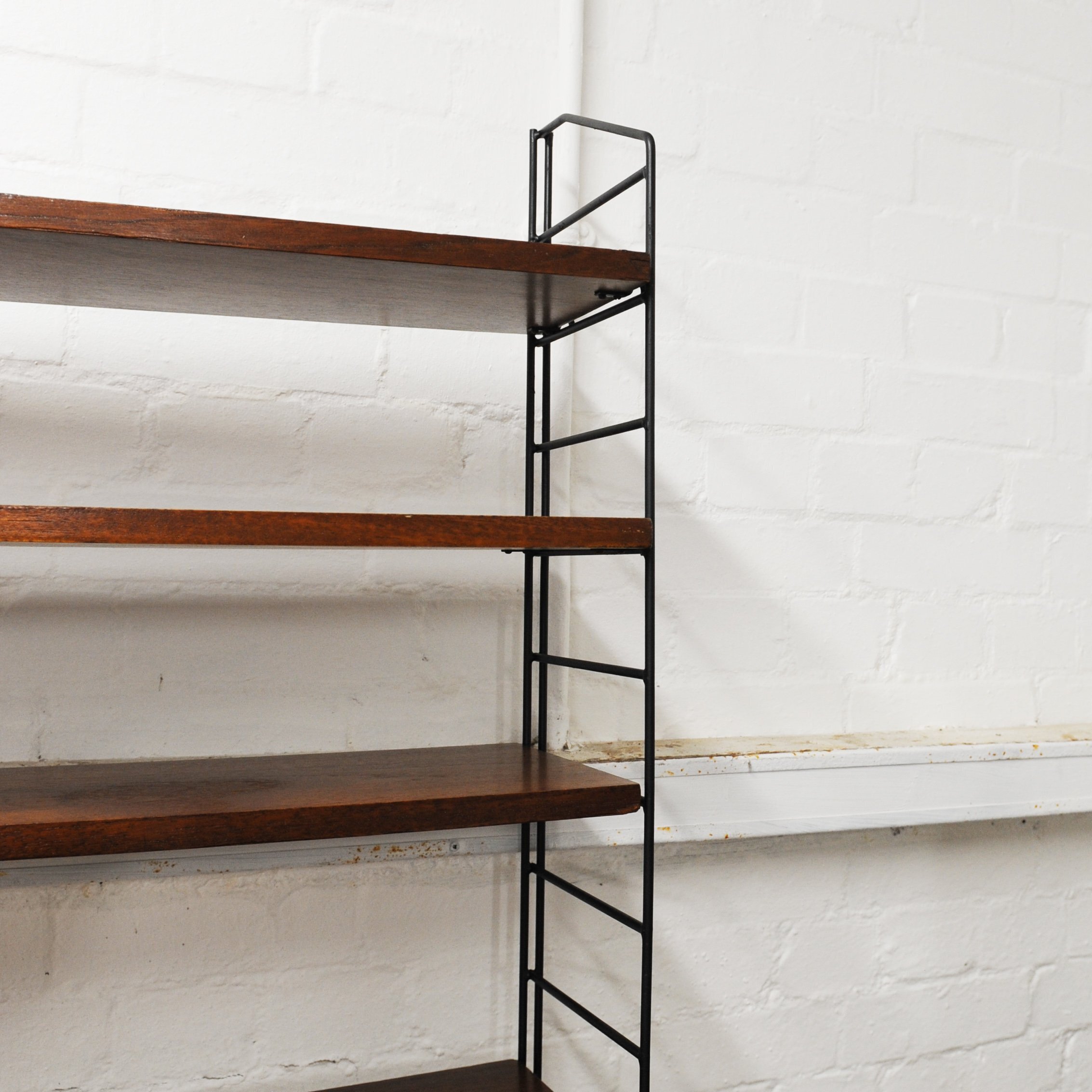 Swedish Nisse Strinning String Shelving Unit, 1970s