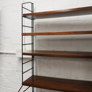 Swedish Nisse Strinning String Shelving Unit, 1970s