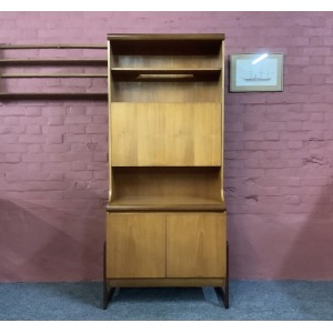 A Mid Century Teak Bureau Cabinet