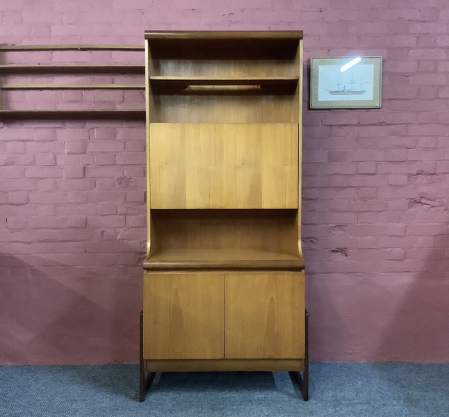 A Mid Century Teak Bureau Cabinet