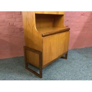 A Mid Century Teak Bureau Cabinet