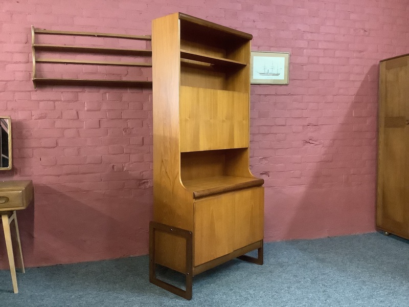 A Mid Century Teak Bureau Cabinet