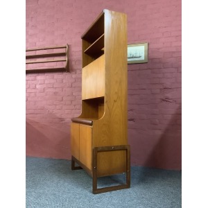 A Mid Century Teak Bureau Cabinet