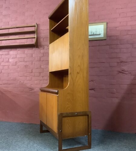 A Mid Century Teak Bureau Cabinet