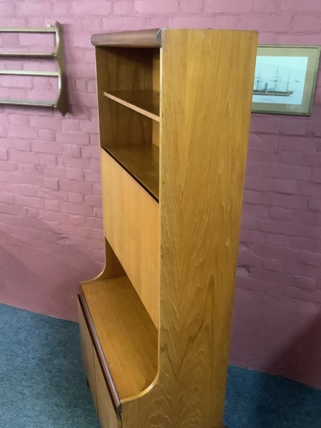 A Mid Century Teak Bureau Cabinet