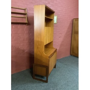 A Mid Century Teak Bureau Cabinet