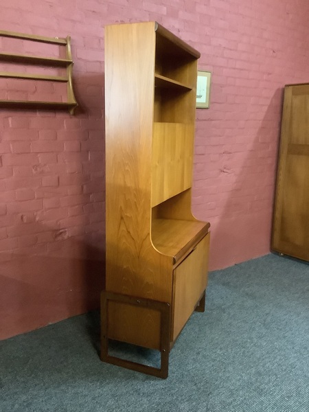 A Mid Century Teak Bureau Cabinet