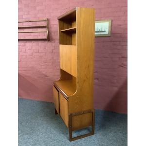 A Mid Century Teak Bureau Cabinet
