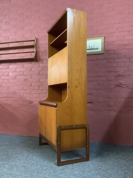 A Mid Century Teak Bureau Cabinet