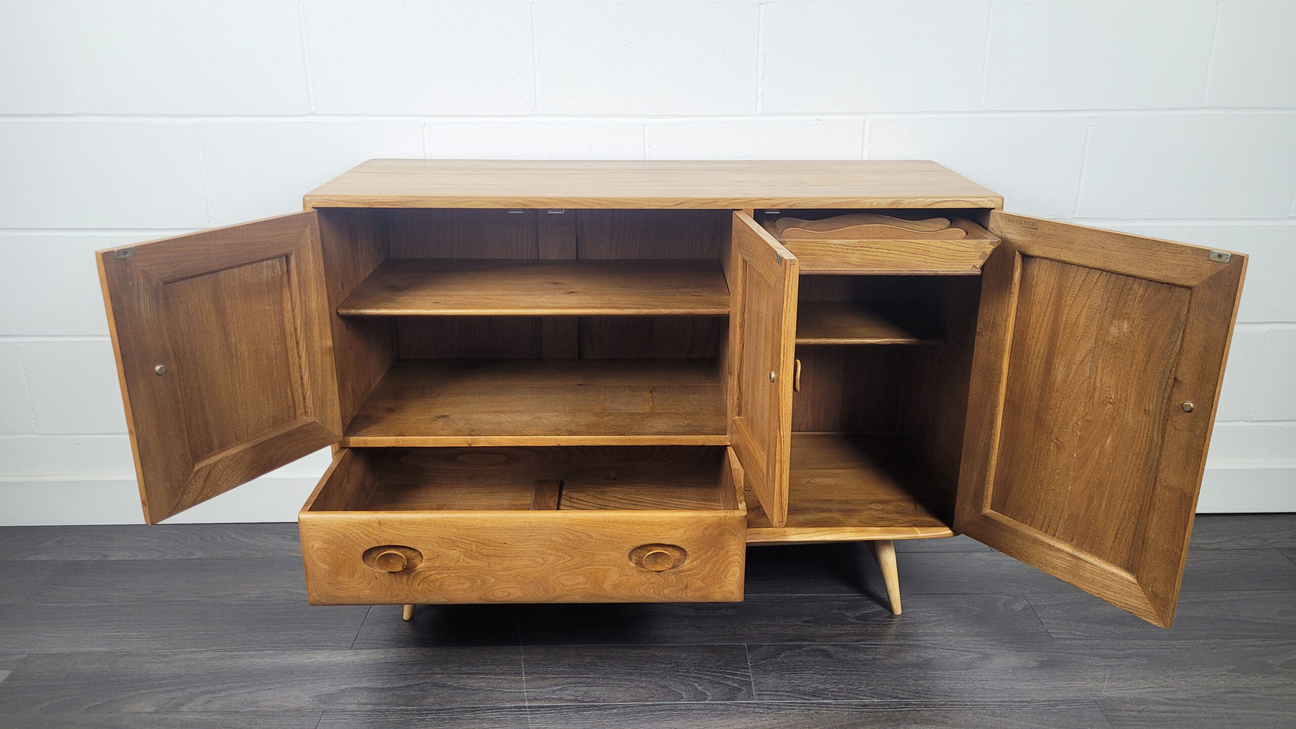 Ercol Splay Leg Sideboard, 1970s