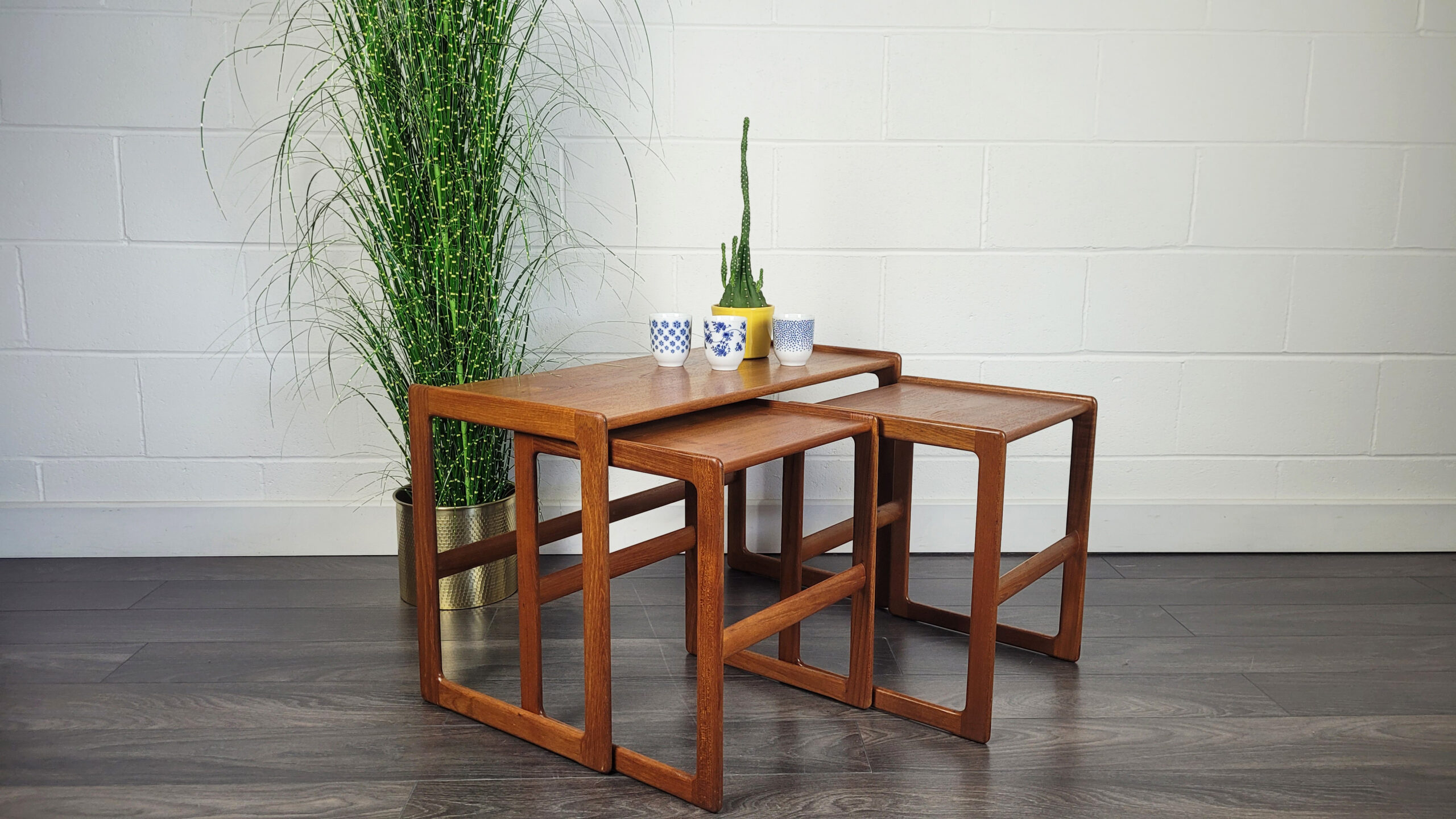 Mogens Kold Nest of Three Coffee Tables, 1960s