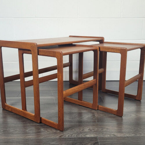 Mogens Kold Nest of Three Coffee Tables, 1960s