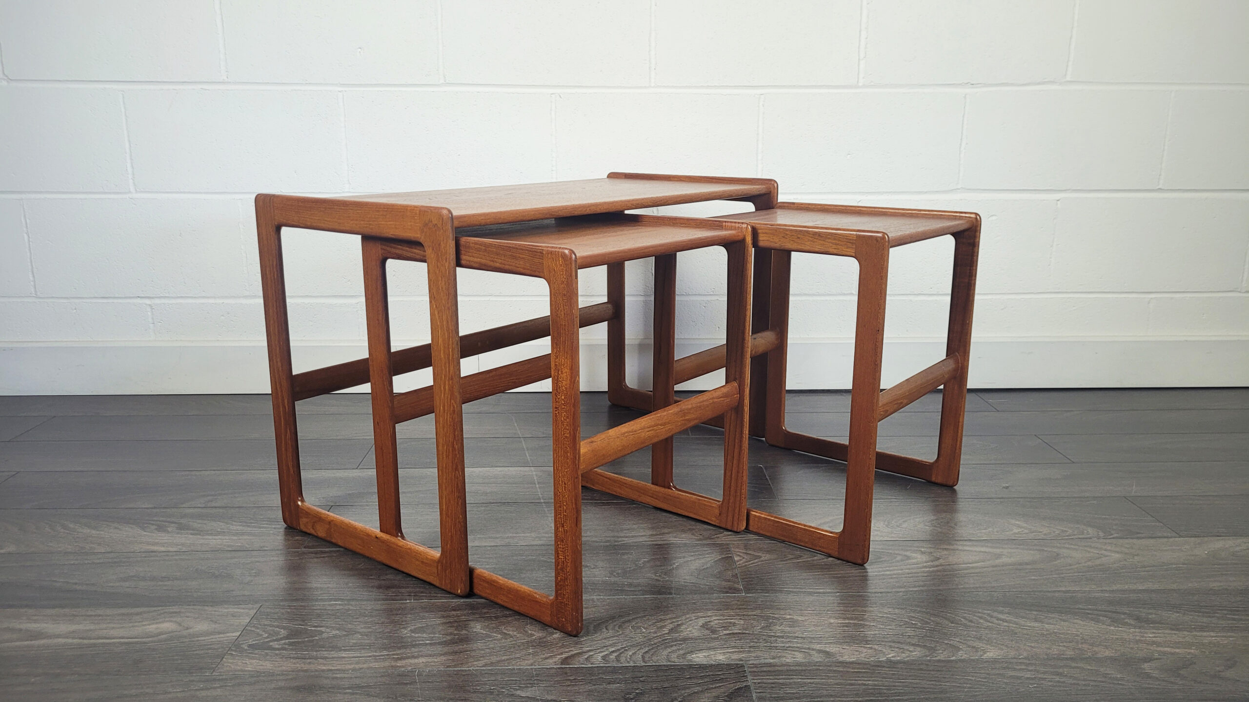 Mogens Kold Nest of Three Coffee Tables, 1960s