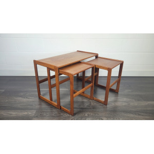 Mogens Kold Nest of Three Coffee Tables, 1960s